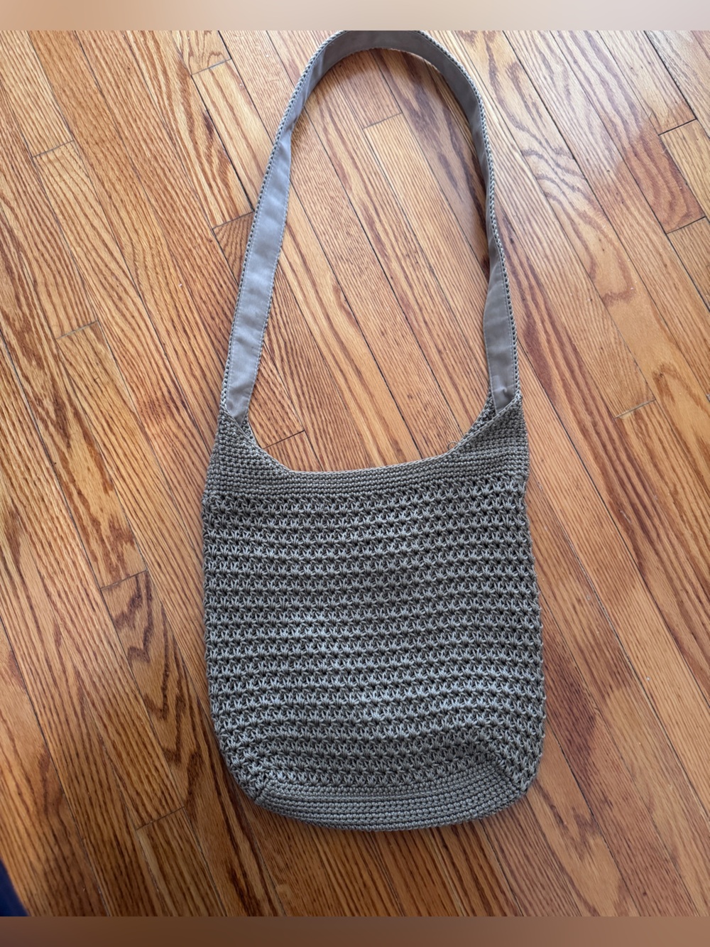 Jessica Beige Crochet Shoulder Bag| Boho beach
